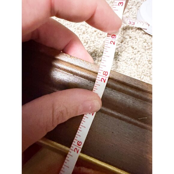 Vintage Mixed Media Wall Art Birch Tree Scene Framed Print Autumn Rustic Decor - Picture 2 of 7